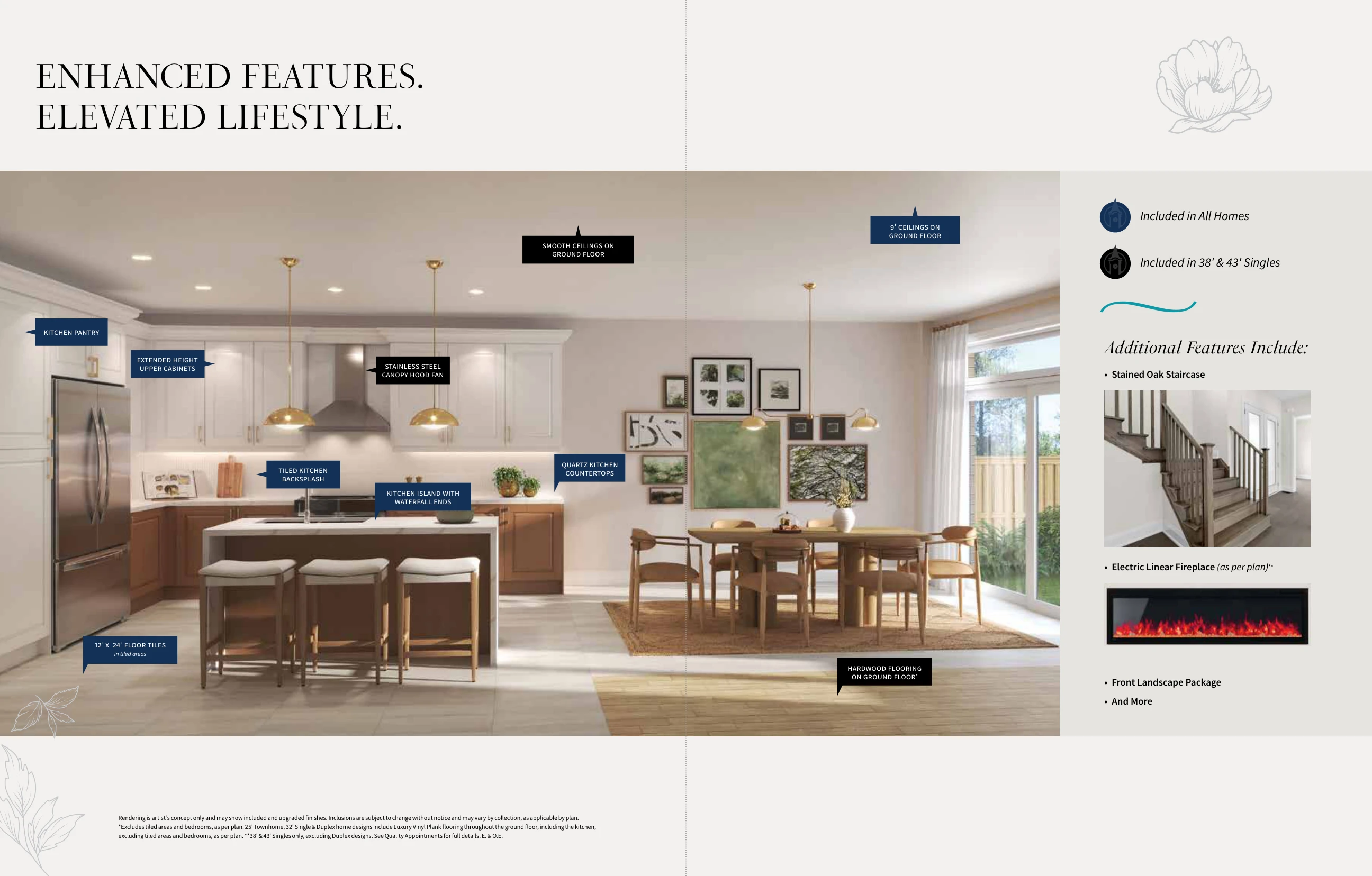 Newbrook kitchen finishes artist’s concept