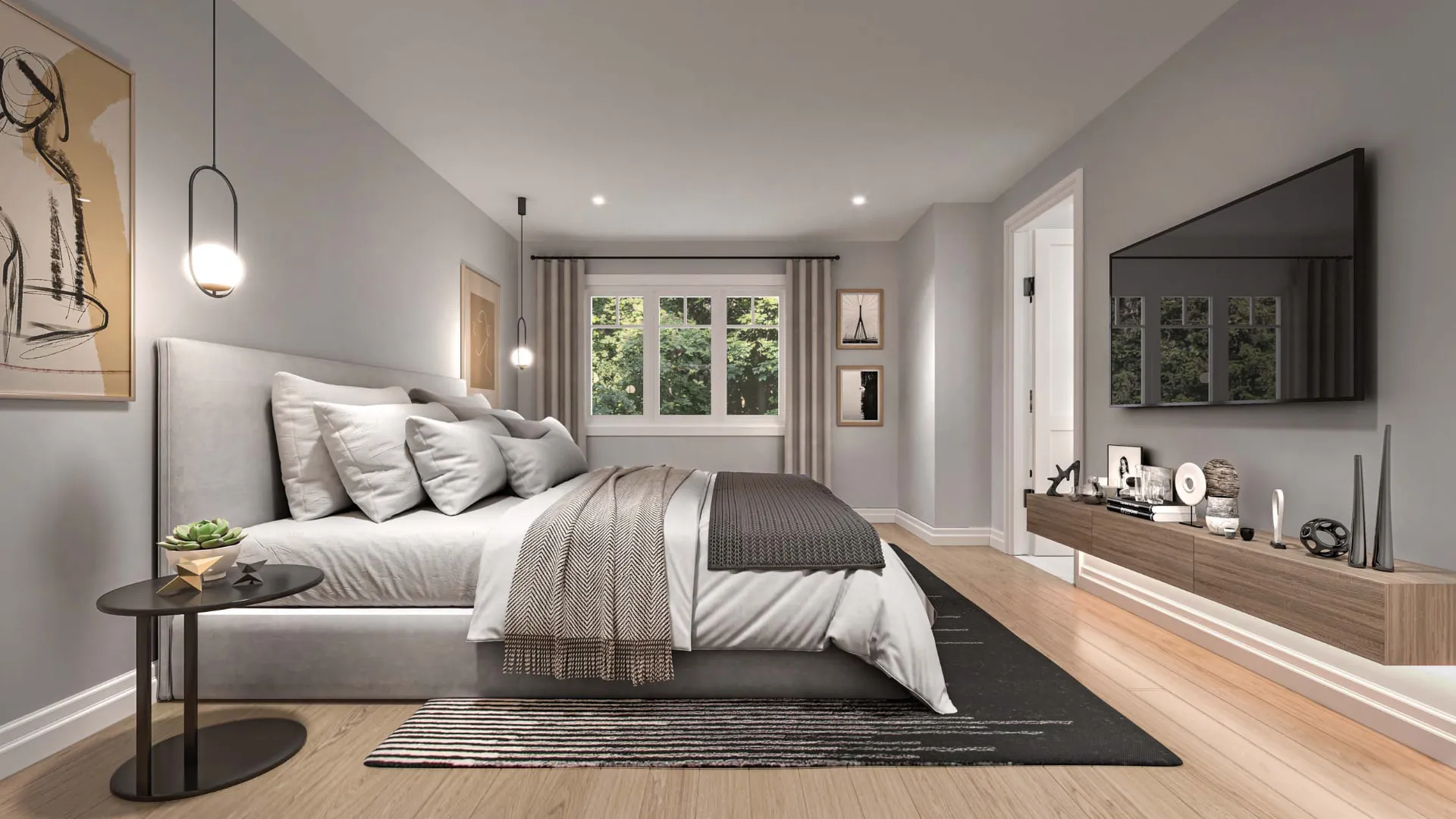 Primary bedroom — artist's concept