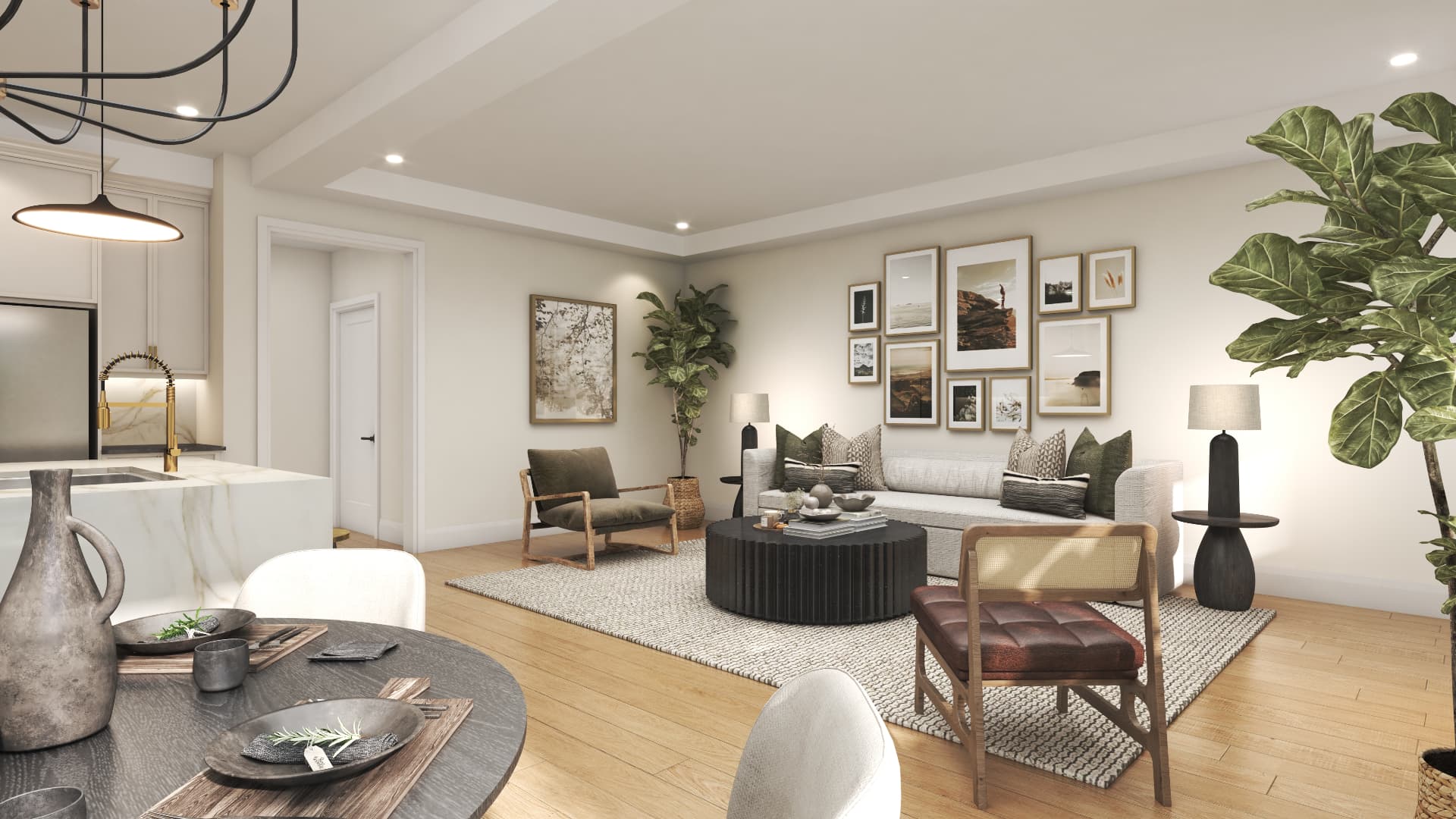Open-Concept Living elevation, Winchester Estates