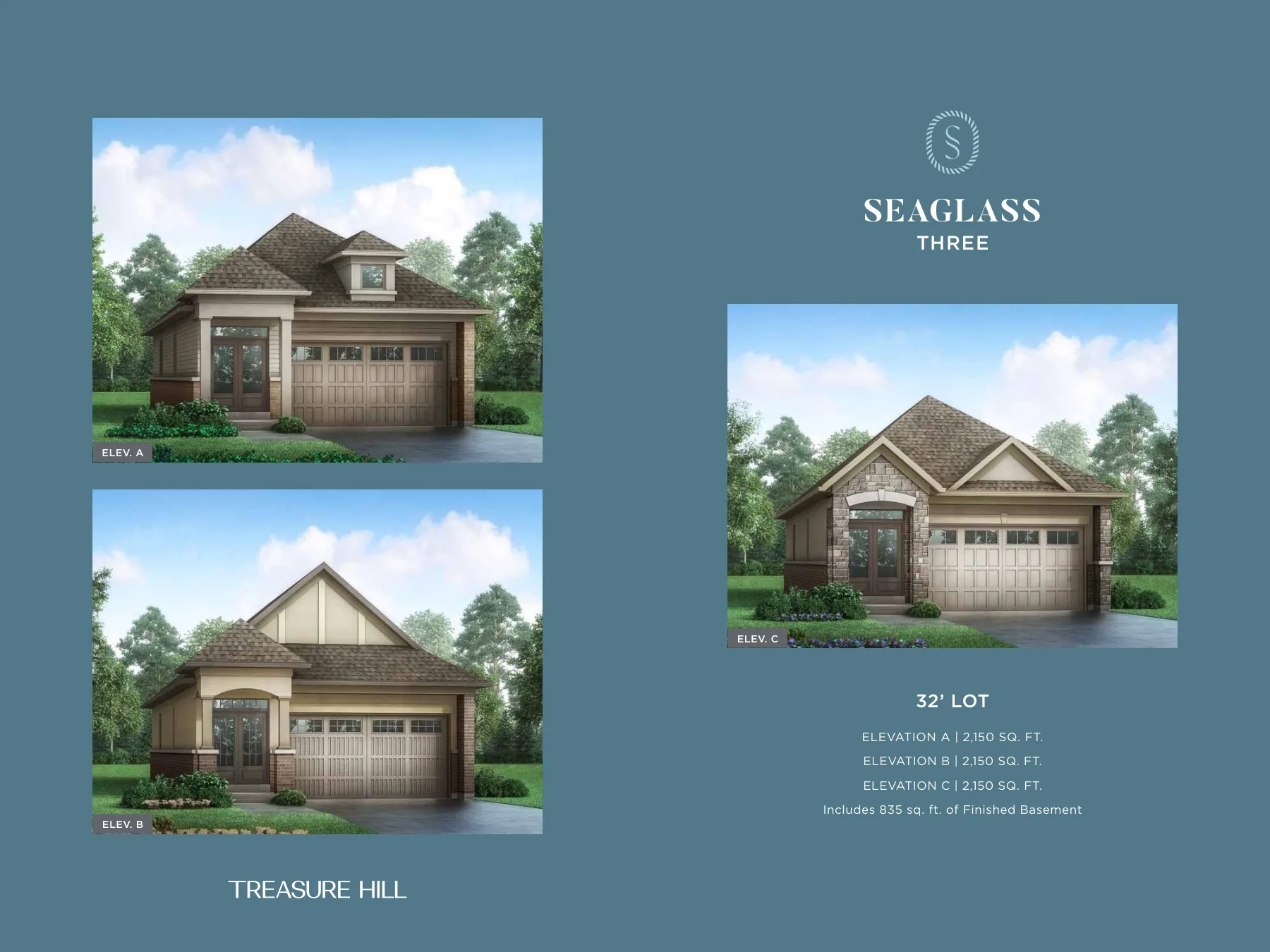Seaglass Three elevations