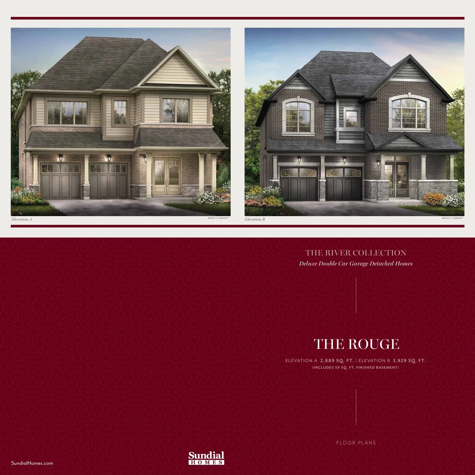 The Rouge elevations — artist's concept
