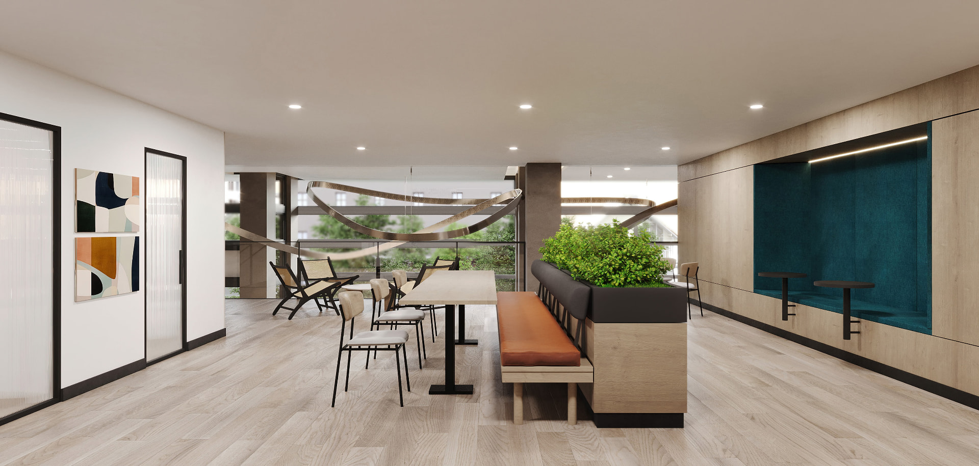 Coworking Space elevation, 1515 Pickering Parkway