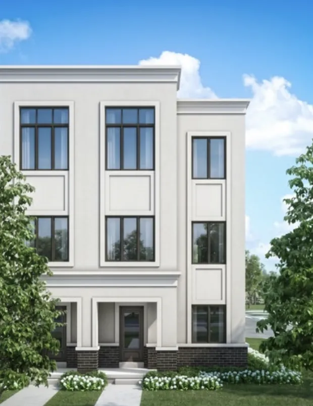 A3-INT elevation rendering at Montara