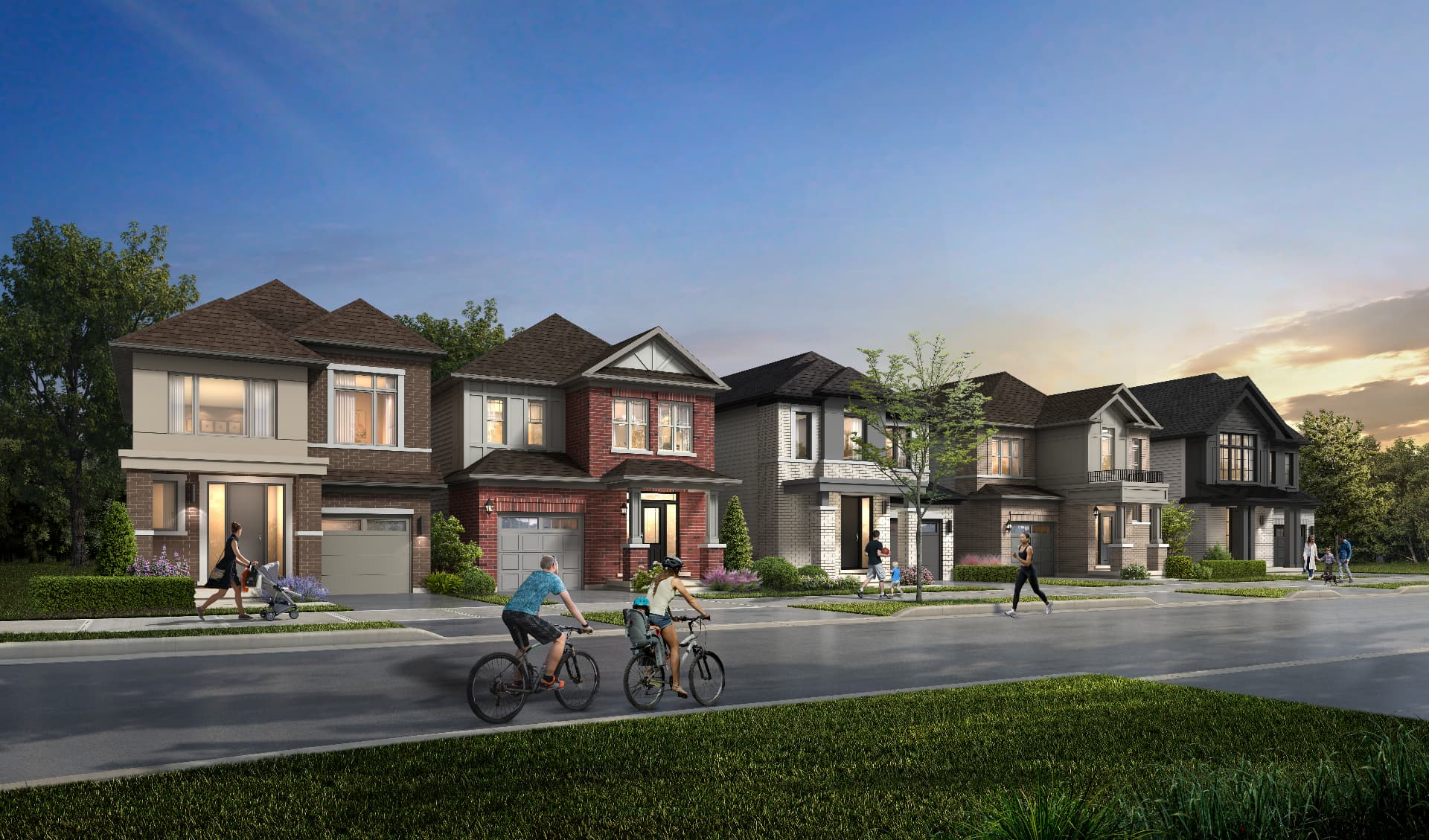 Detached Streetscape elevation, Winchester Estates