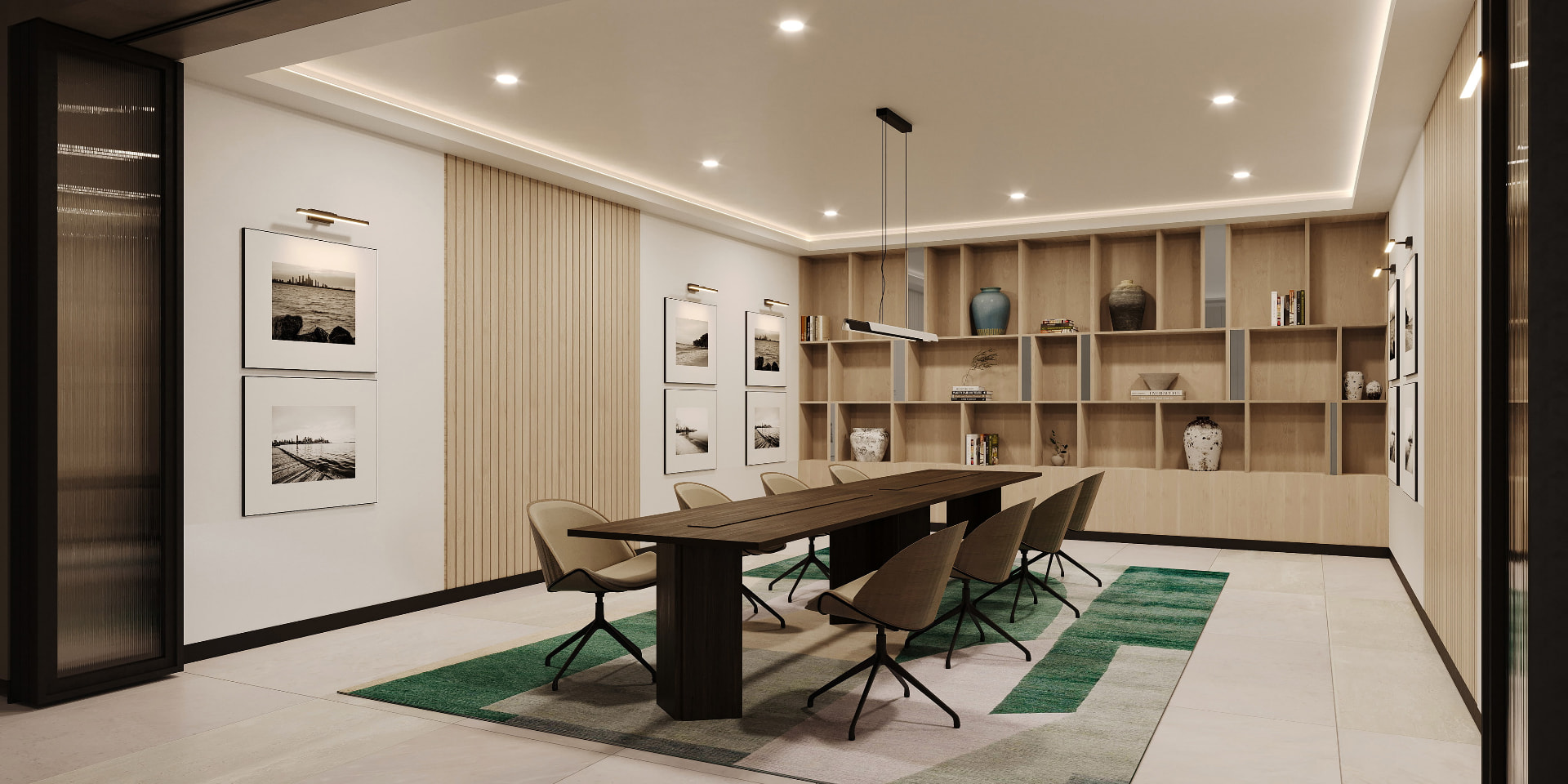 Library Lounge elevation, 1515 Pickering Parkway