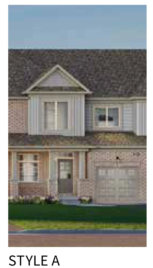 25′ Townhomes — Newbrook builder rendering