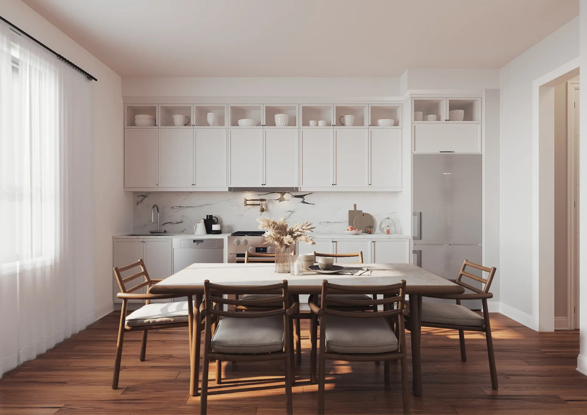 Kitchen with Miele appliances