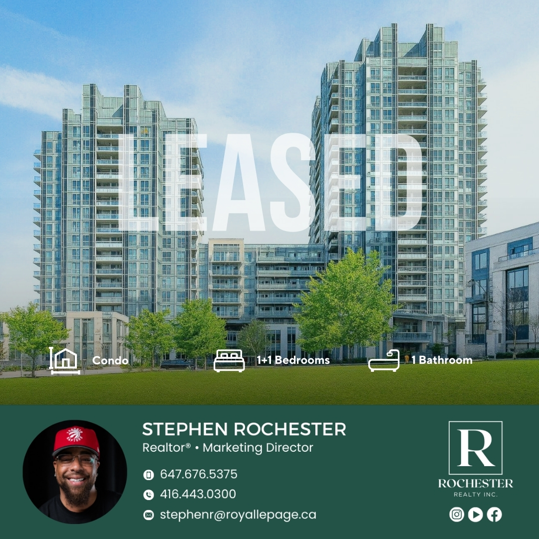 Leased 1+1 Condo in Toronto
