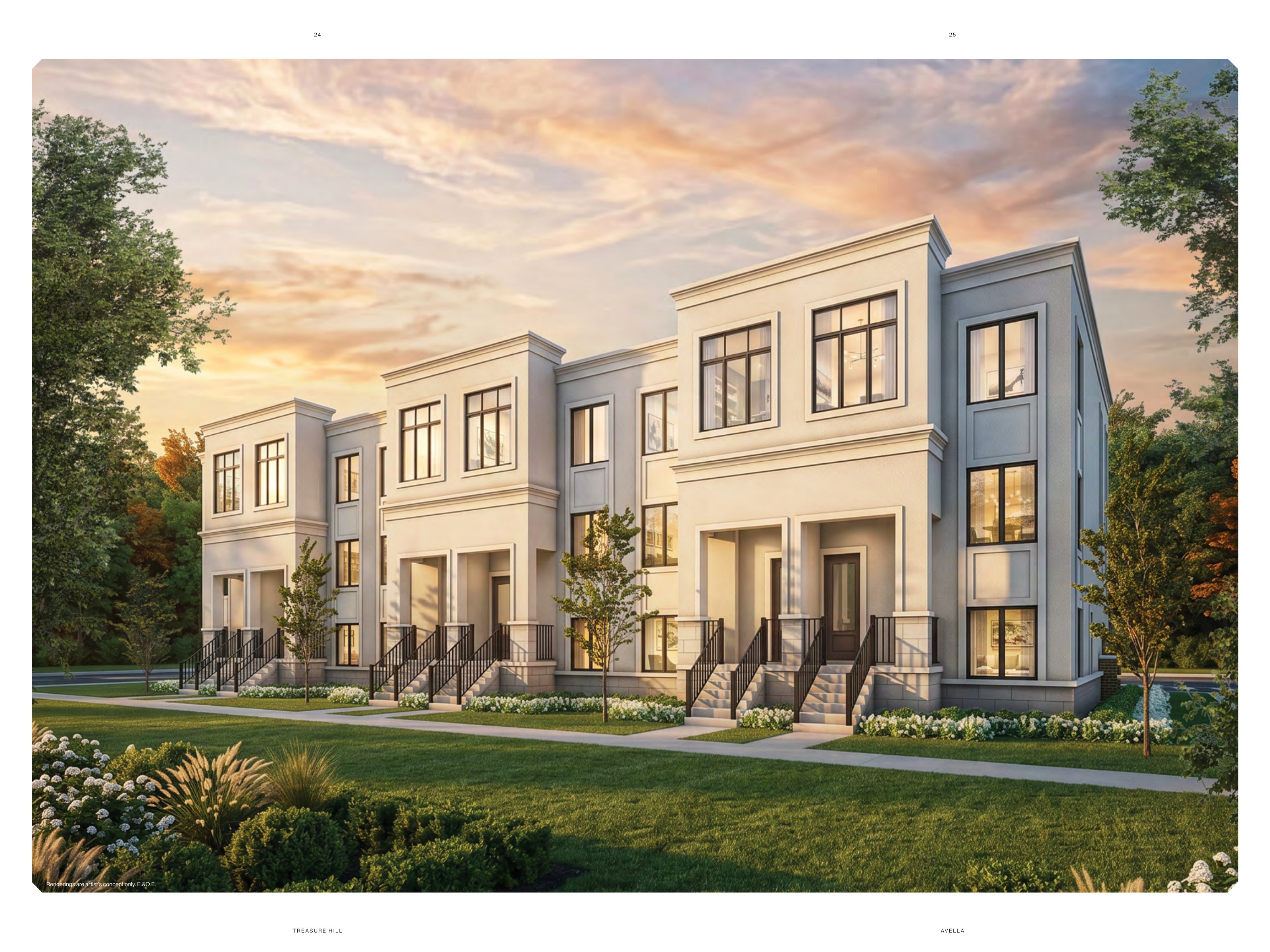 Avella streetscape in Aurora — artist's concept