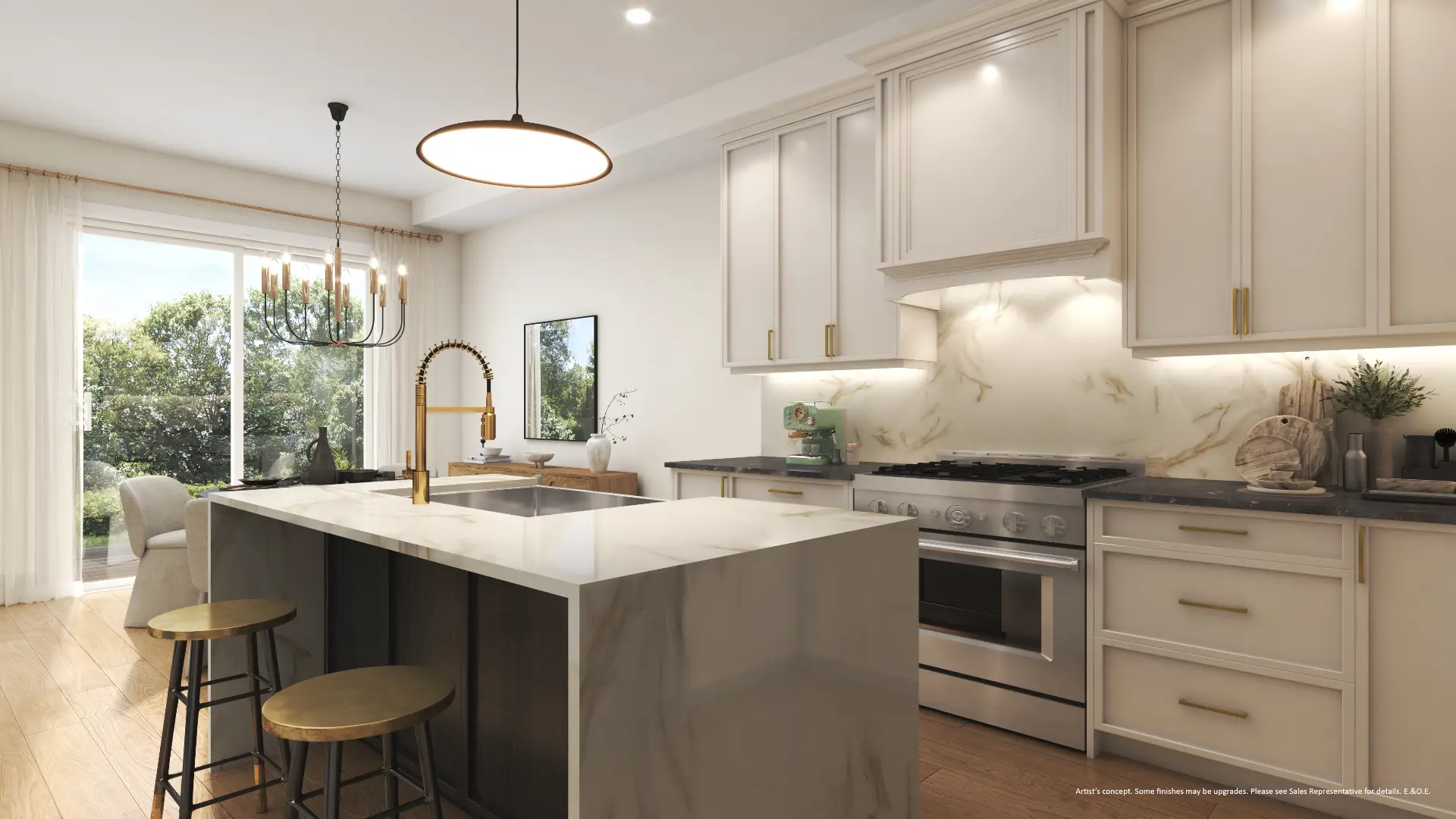 Kitchen elevation, Winchester Estates