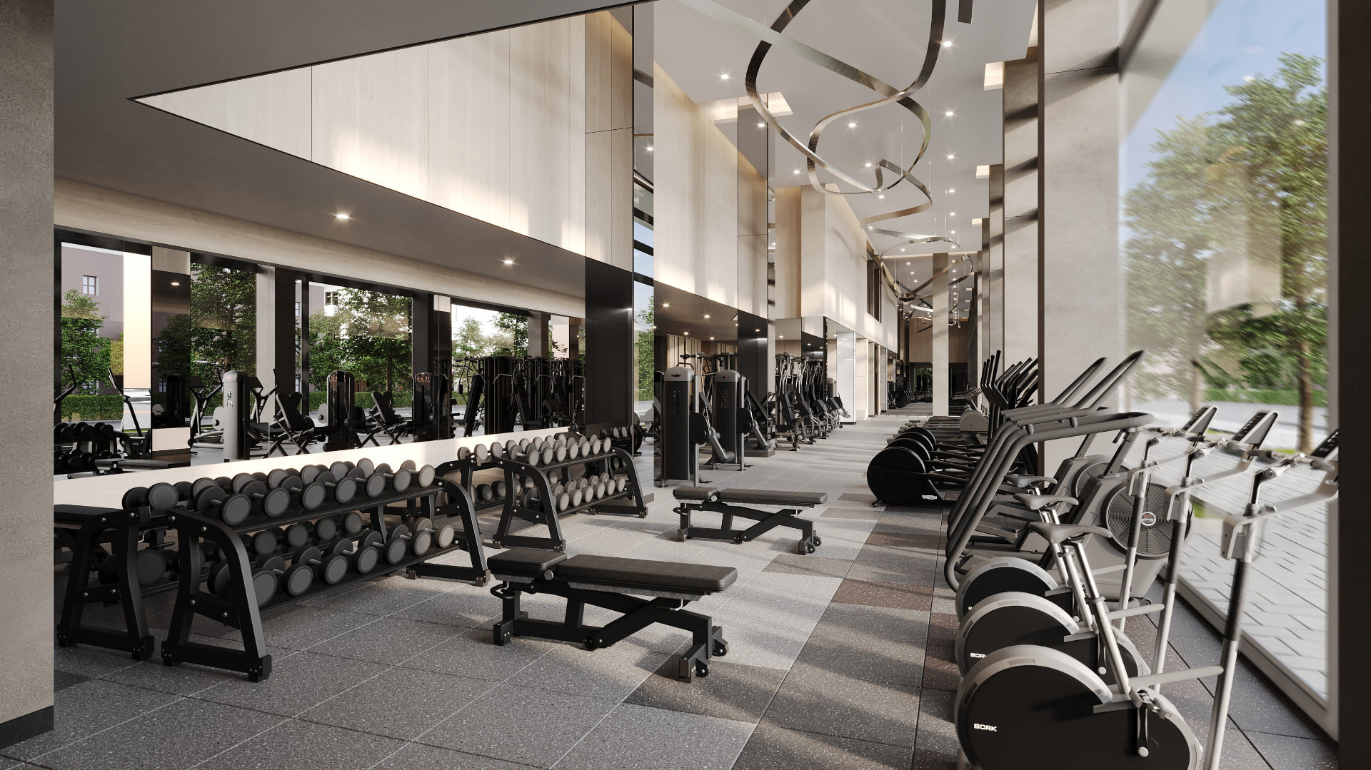 Fitness Centre elevation, 1515 Pickering Parkway