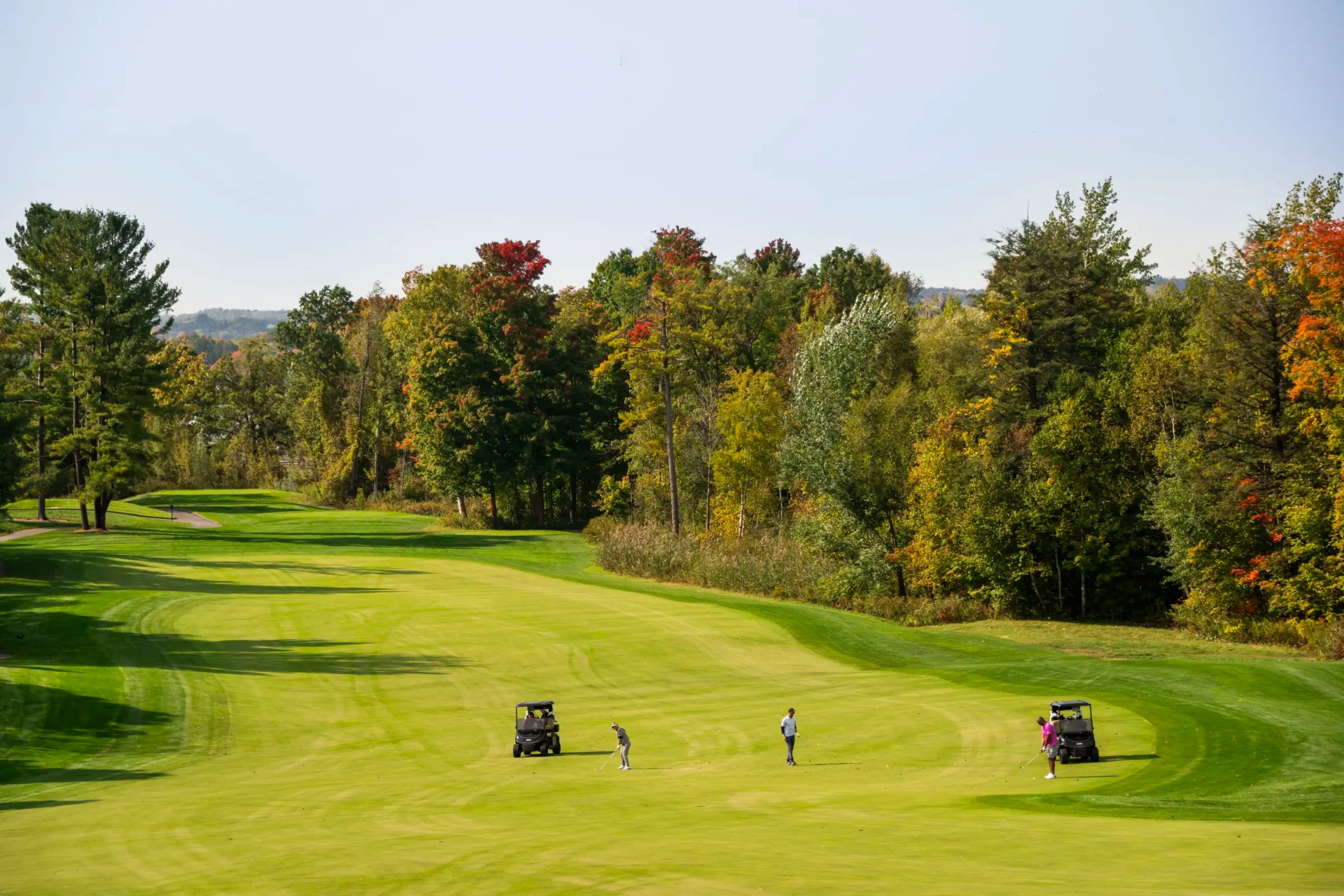Golf course in Aurora during autumn