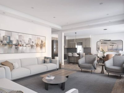 Chateau 9 great room — artist's concept