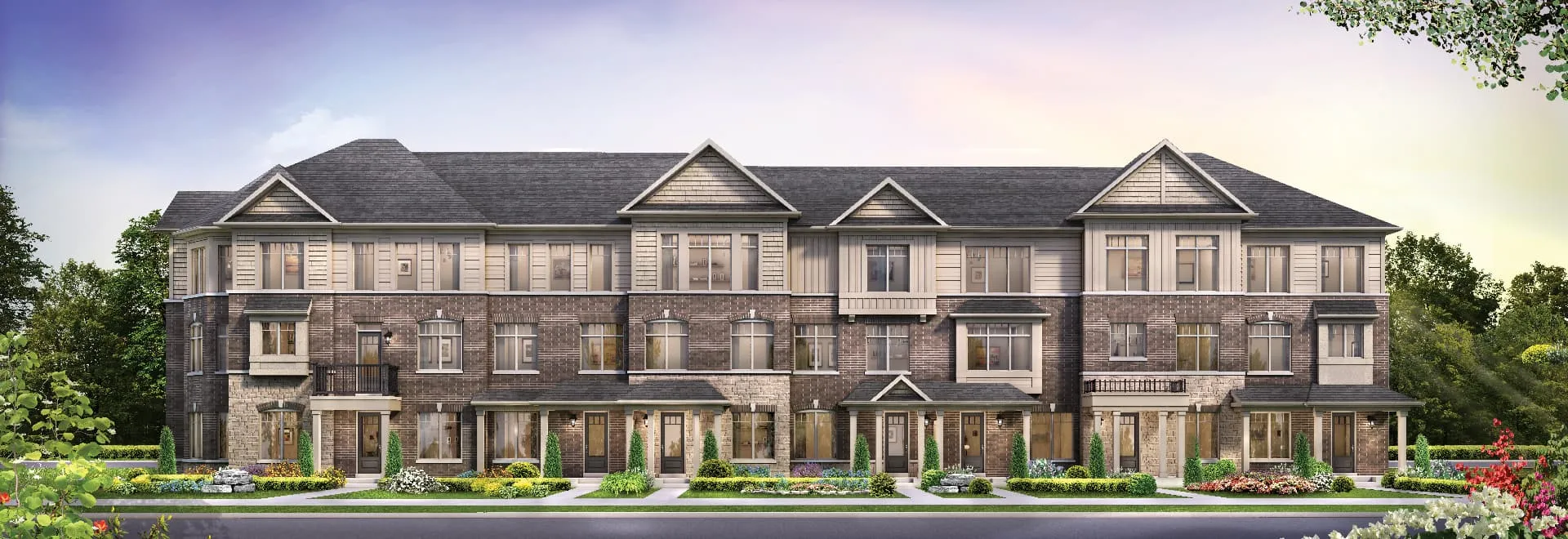 17′ Rear Lane Townhomes — artist's concept