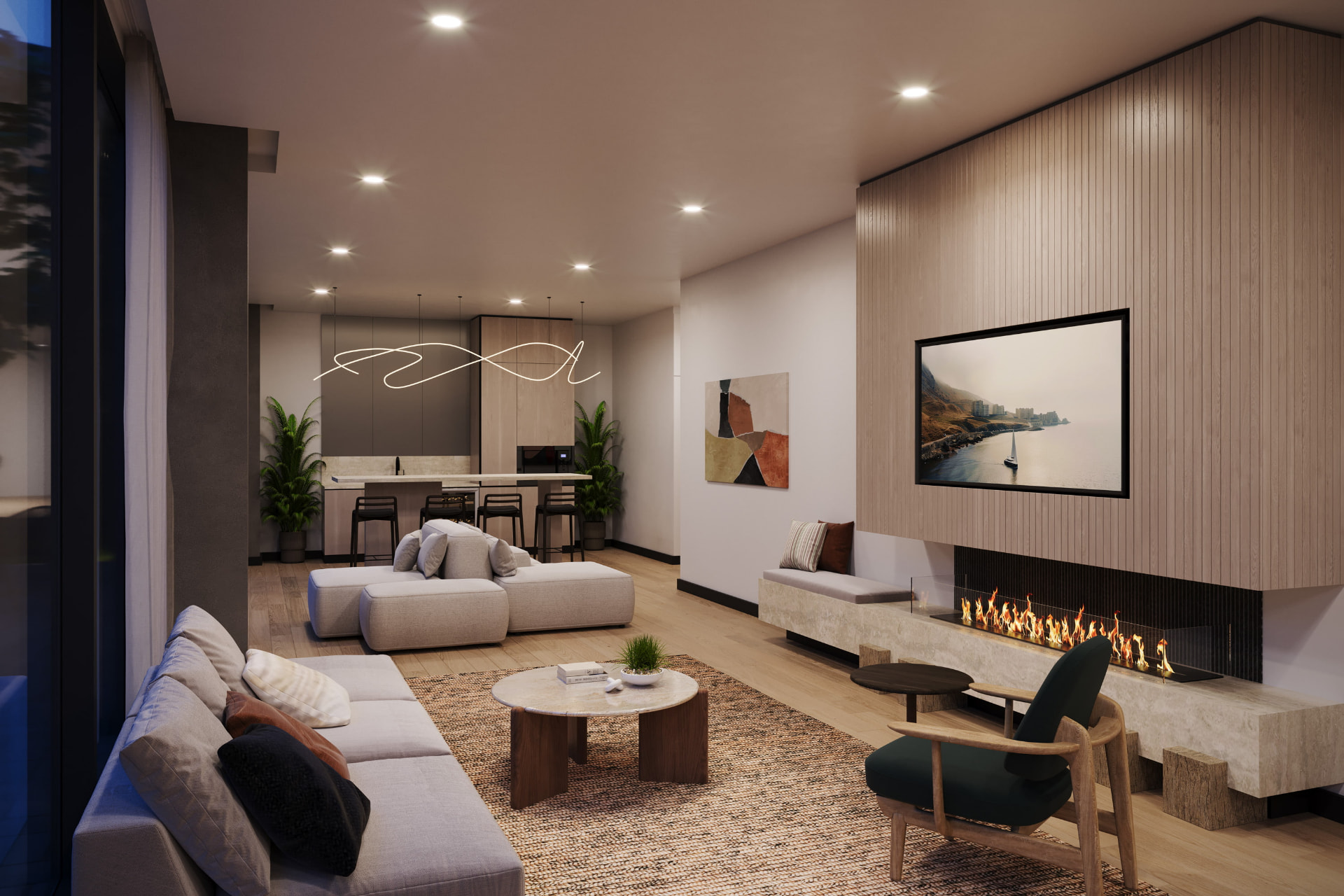 Party Room elevation, 1515 Pickering Parkway