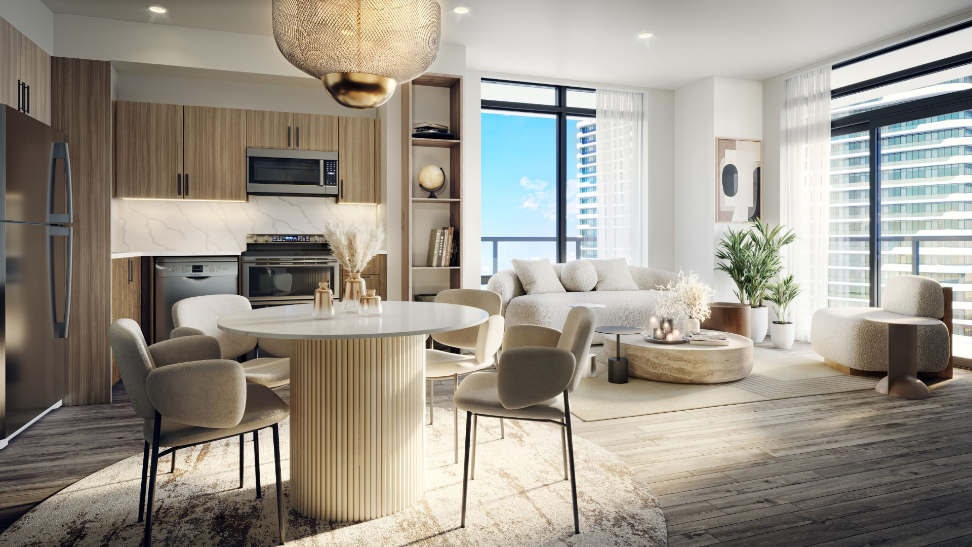 Suite Interior elevation, The Grand at Universal City