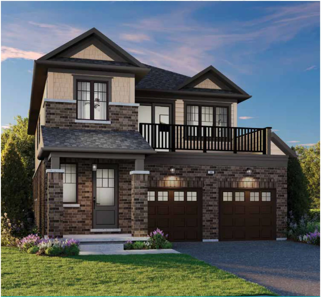 Aberdeen Duplex builder exterior rendering