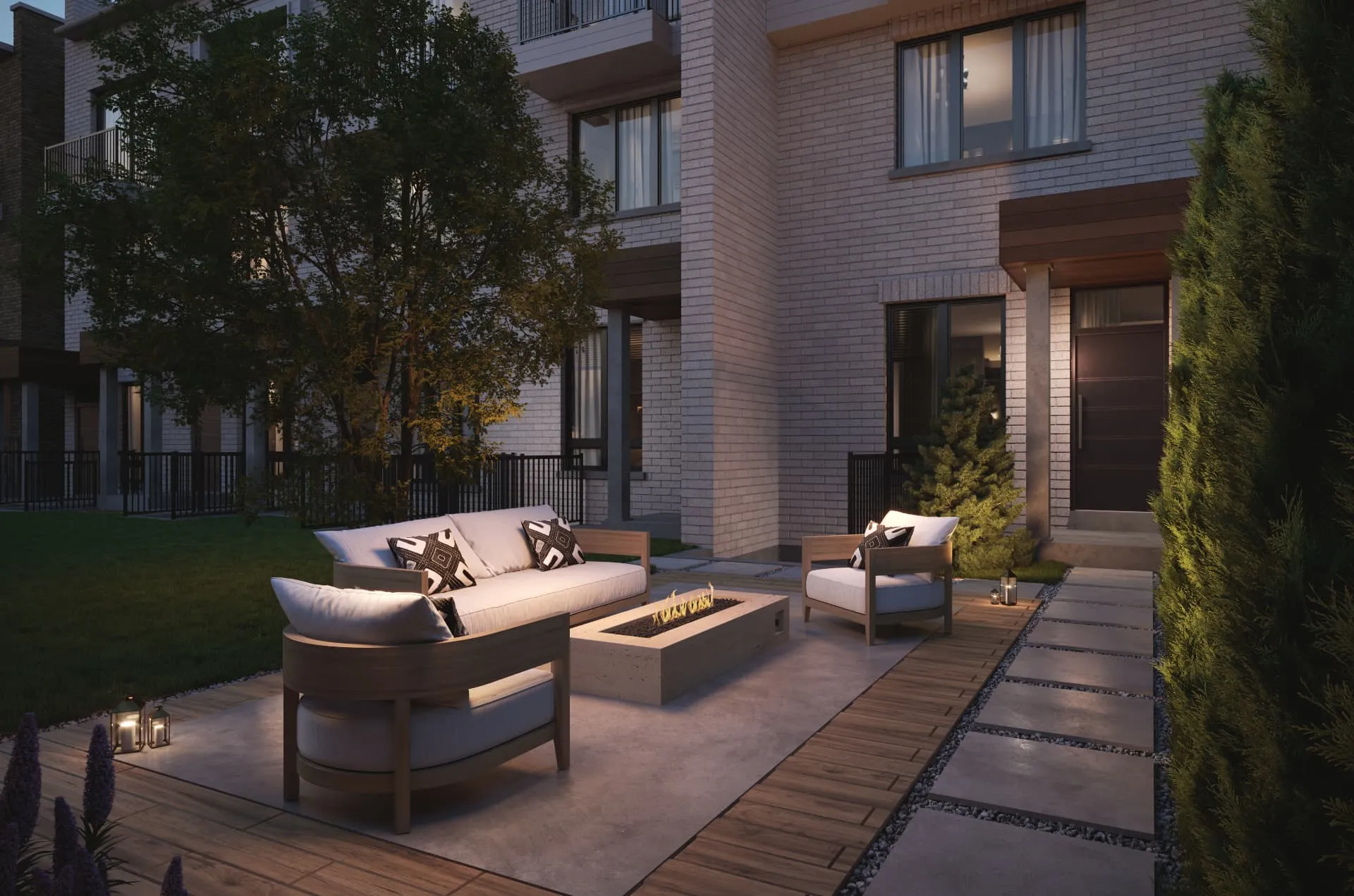 Courtyard Collection — Townhomes at Crosstown