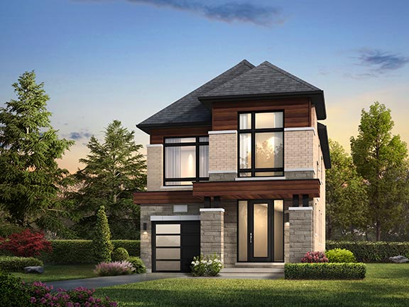 3003 Contemporary elevation, Seatonville
