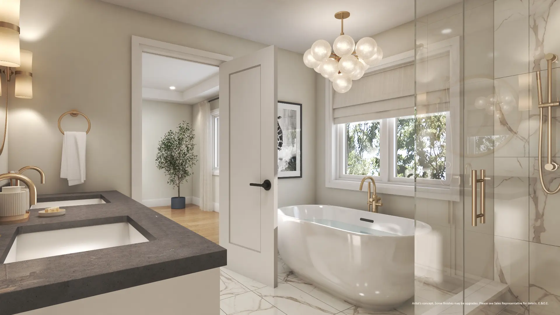 Primary Ensuite elevation, Winchester Estates