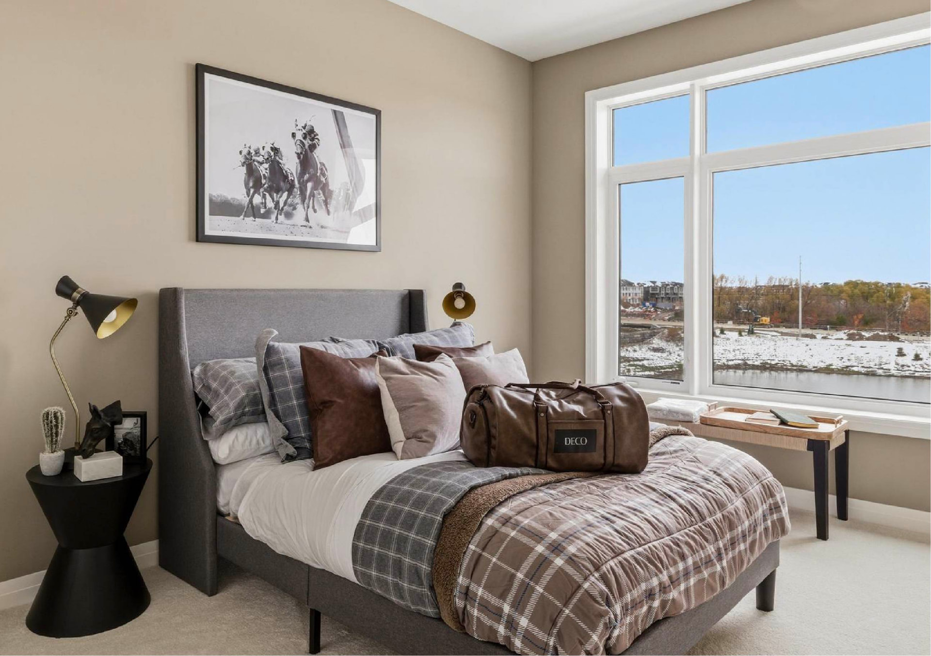 Secondary bedroom interior representative of Modo at Seatonville