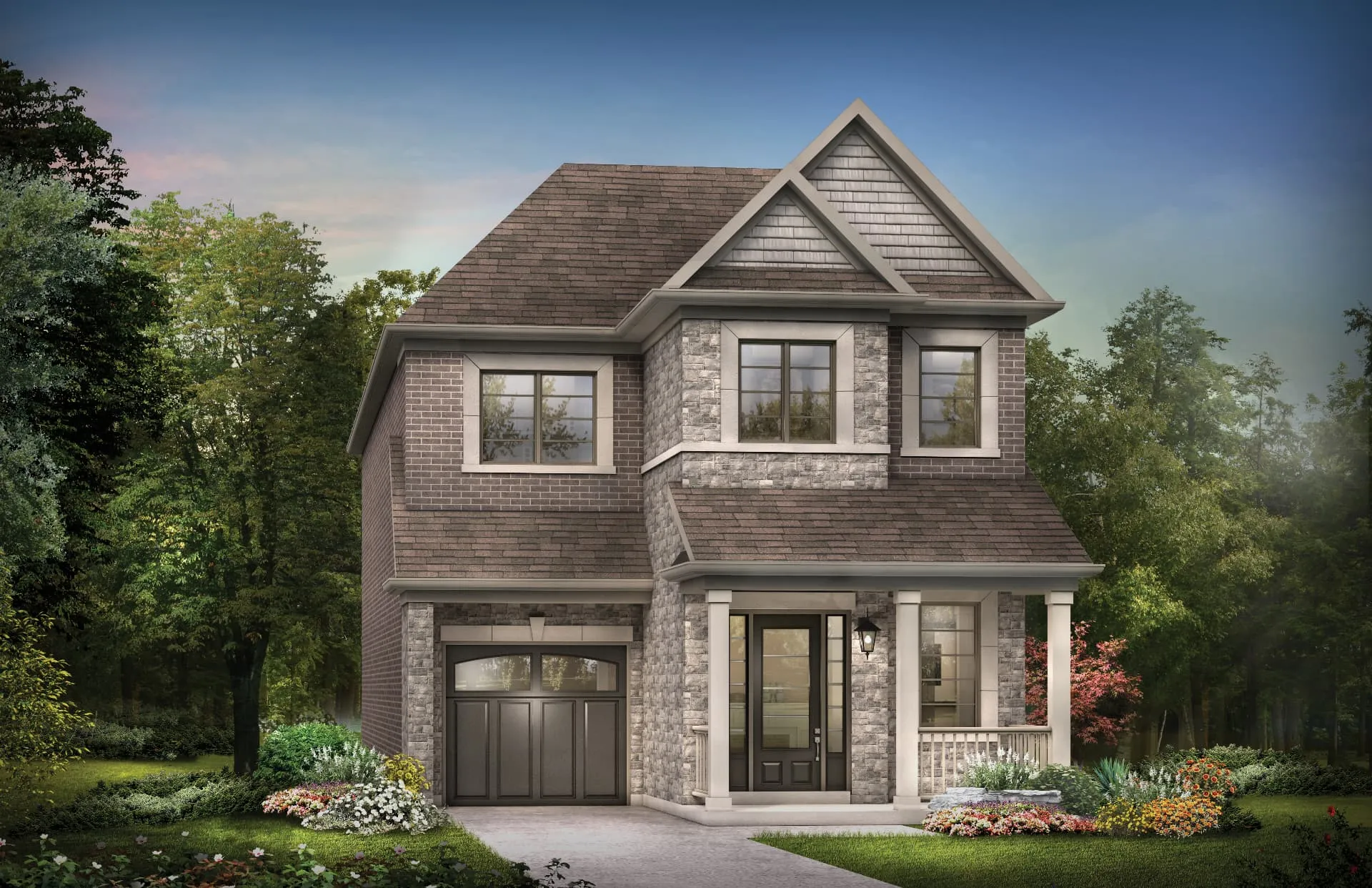 30′ detached home exterior — artist's concept
