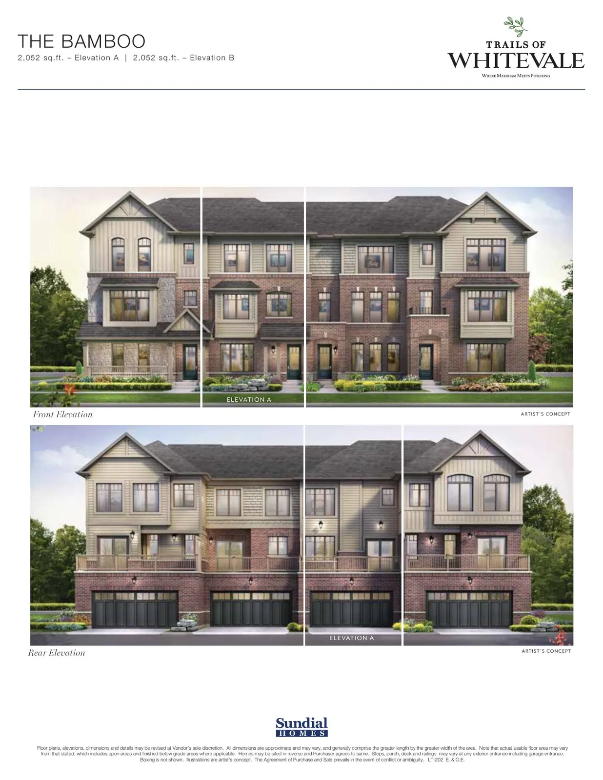 The Bamboo elevations — artist's concept